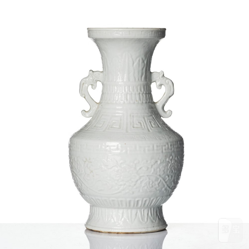 A blanc de chine 'lotus' vase, - 图5